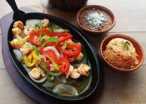 Fajitas de Camar&oacute;n