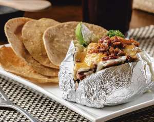 Papa rellena c/Camar&oacute;n